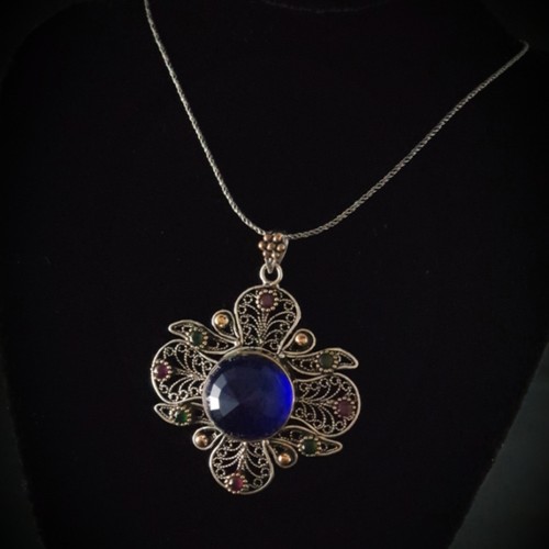 Ruby sapphire necklace for - ruby,