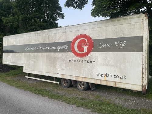 Step frame box trailer - frame,