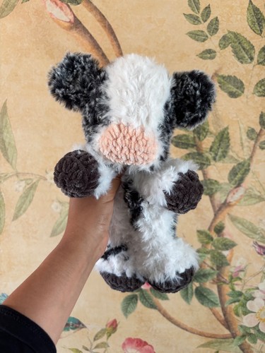 Handmade furry cow - , comforter