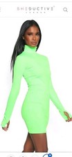 LADIES STYLISH GREEN HIGH NECK
