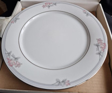 Noritake China Legendary Tarkington 3695 Platinum VINTAGE, BOX DINNER PLATES X 3