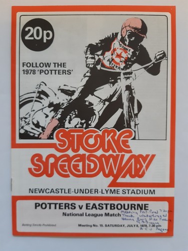 Stoke eastbourne speedway - vs,
