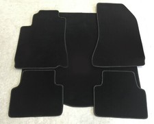 Luggage mats set for Alfa Romeo 159 Sportwagon black 5 pieces velvet