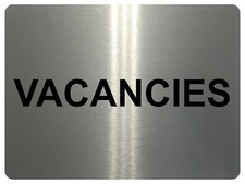 1380 VACANCIES Metal Aluminium