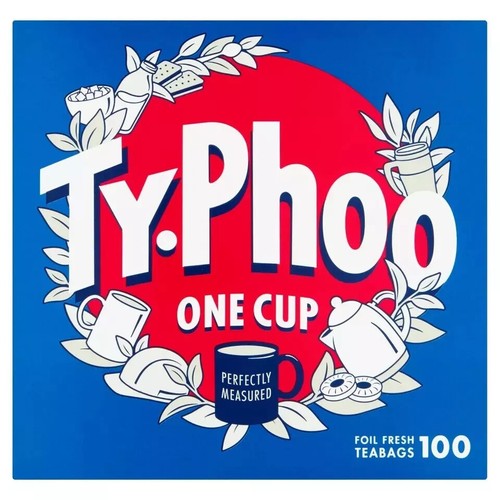 100 teabags typhoo - 2, cup