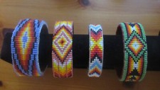 Native american style beaded bracelets