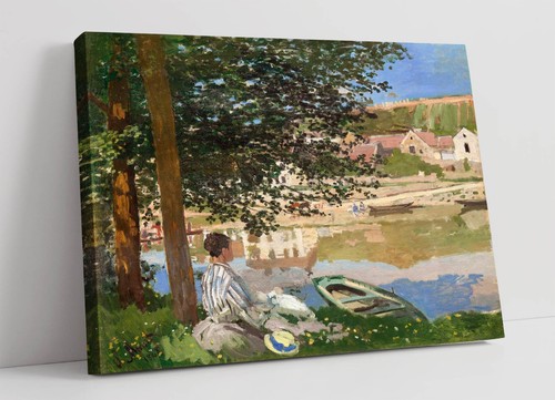 Claude monet the bank - on, of
