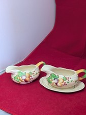 A.J. Wilkinson Ltd. Royal Staffordshire 2 Gravy Boat & Dish