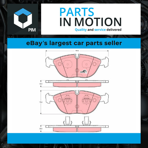 Brake pads set front - brake, gdb1285