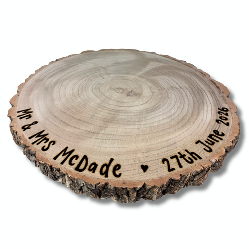 Personalised wooden wedding - personalised,