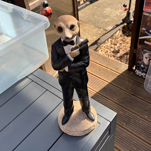 Meerkat figurine james bond - james,