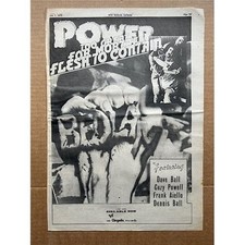 COZY POWELL BEDLAM POSTER