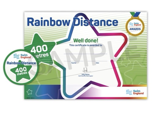 400m rainbow distance - rainbow, badge