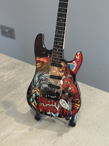 Iron maiden miniature guitar - iron,
