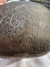 Indian Brass Hanging Bowl with