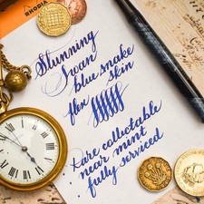 Vintage Swan Mabie Todd Blue