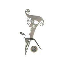 CHRISTOPHER ROYAL Miniature Chair CUBIST BOY Clip Chair Nickel Silver 1997