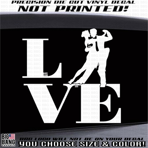 Love salsa vinyl decal sticker - salsa,