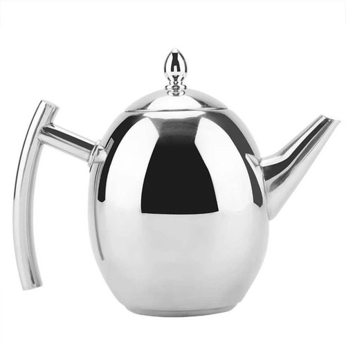 Stainless steel teapot with - stainless,
