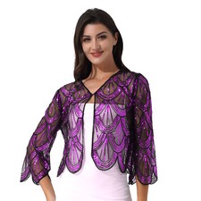 UK Women Hollow Lace Cardigan