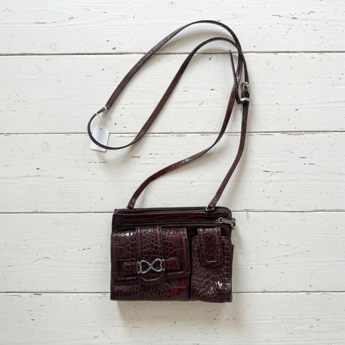Brighton brown croc leather - brown,