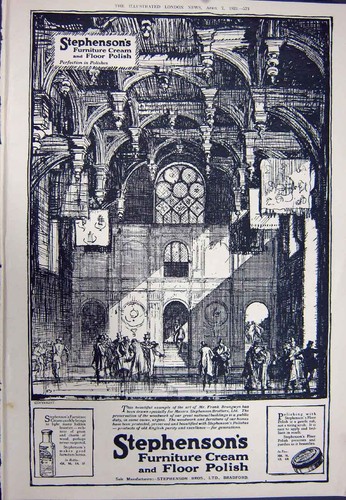 Old vintage print 1923 - old,