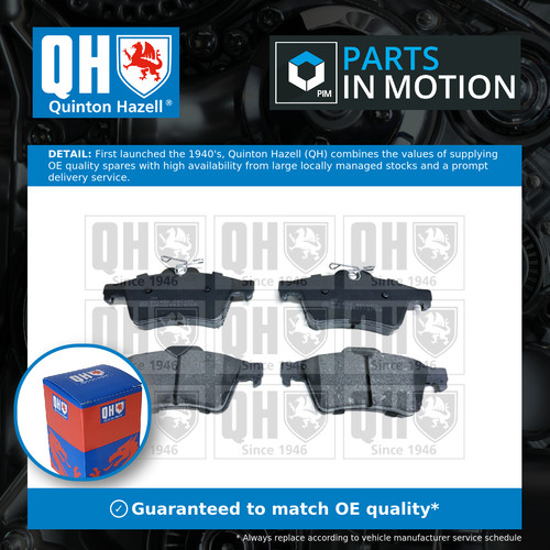 Brake pads set - rear, bp1498
