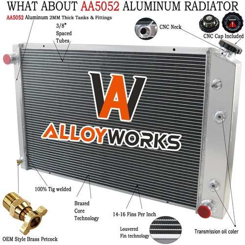 Row aluminum radiator fit - 3,