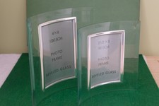 2 x Bevelled Curved Glass