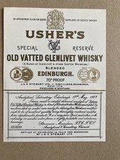 Vintage  USHER'S  Special