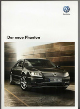 Volkswagen Phaeton 2010 German Market Launch 20pp Sales Brochure V6 V8 W12 TDi