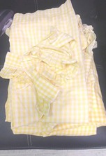 8 Pc Gingham Plaid Curtain Set