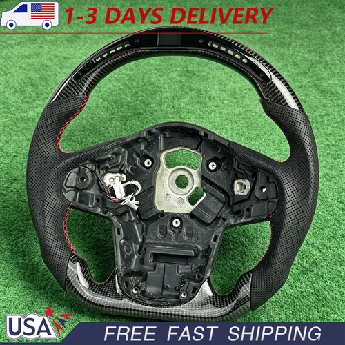 Carbon fiber led steering - carbon,