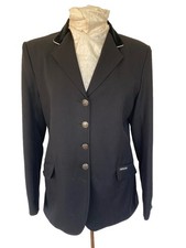 Ladies Sarm Hippique Black Show Jacket See Description For Size.    Ref O09