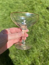 Vintage Babycham Glass White