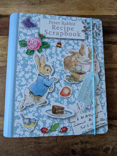Peter rabbit recipe scrapbook - recipe,