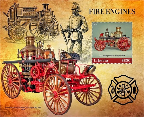 Classic vintage steam pumper - vintage,