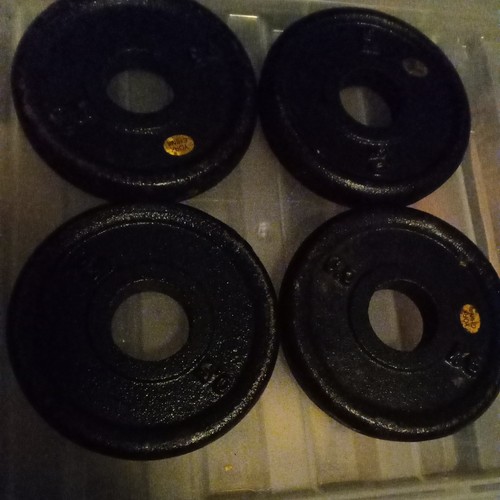 York cast iron weight plates - iron,