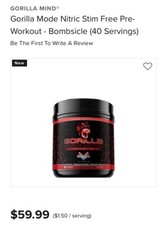 Gorilla Mode Nitric Bombsicle