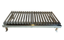 Brick Charcoal BBQ Argentinian Style Cooking Grill Grate in Stainless Steel 91cm