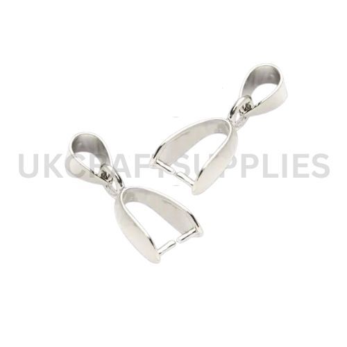 Pendant pinch bails 15mm x - 20,