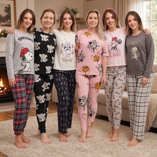 Ladies character pyjama set - ladies,