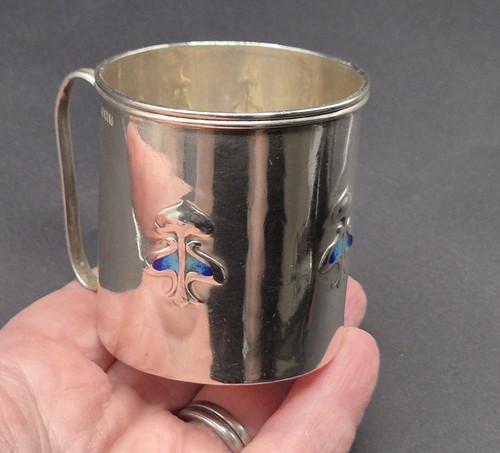 Archibald knox silver enamel - knox,