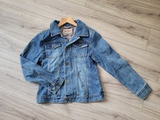 Ladies Hard Rock Vintage Denim Jacket Blue Size M 