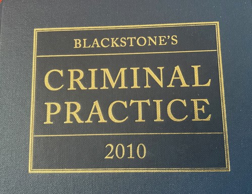 Blackstone criminal practice - criminal,