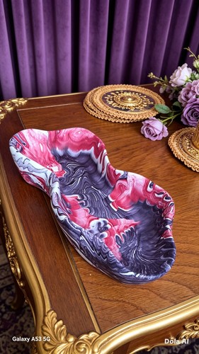 Irregular oval handmade - irregular,