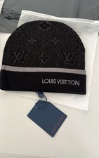 Louis Vuitton Men's LV Monogram Eclipse Beanie Black/Grey