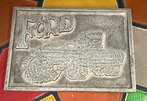 Vintage cast aluminum ford car - vintage,
