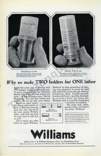 1925 williams shaving - williams, stick