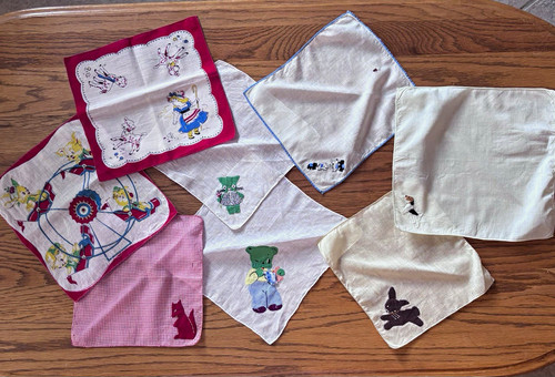 Vintage children hankies - children’s,